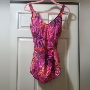 Rose Marie,size 12 swimsuit, pink